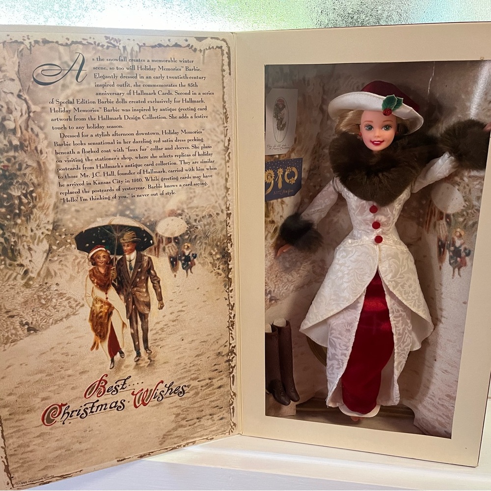 Barbie doll hallmark special edition holiday memories, 1995 14106